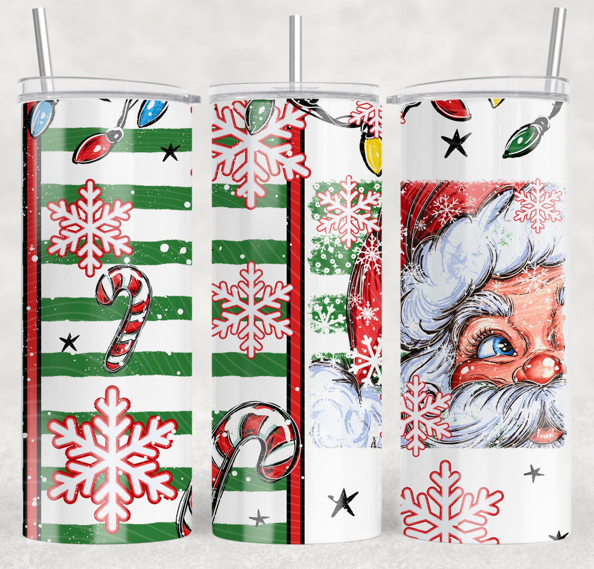 Santa Tumbler Wrap