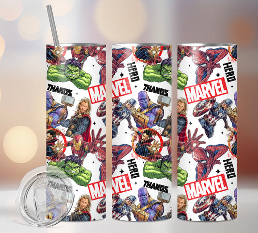 Polaroid Superheros Tumbler Wrap