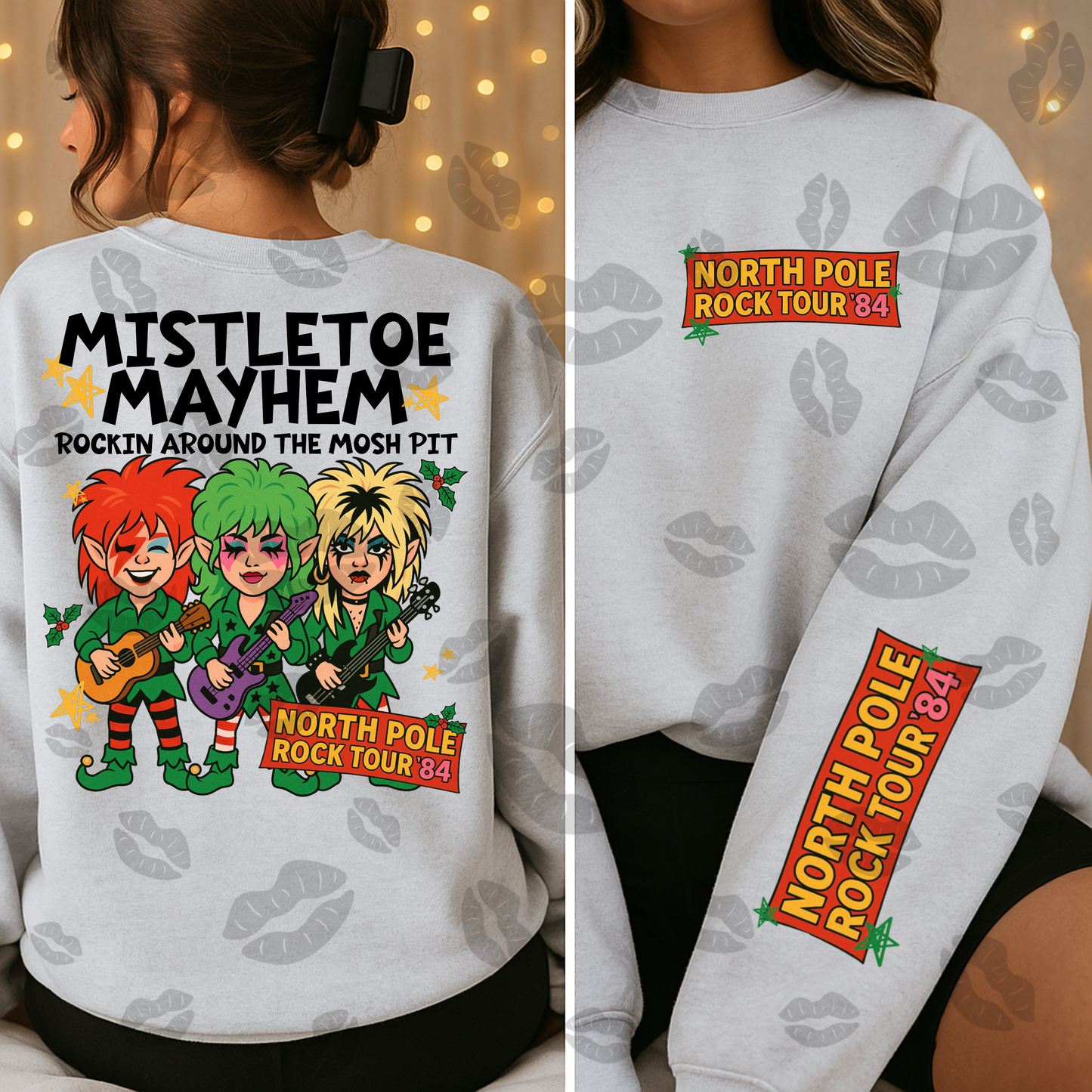 Mistletoe Mayhem DTF Prints