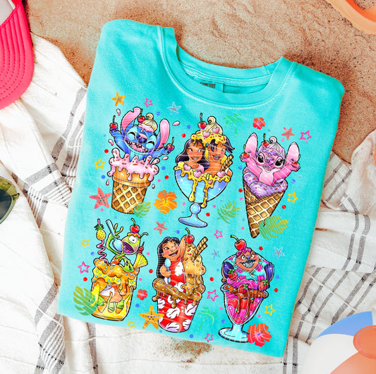 Ice Cream Stitch Family DTF Print