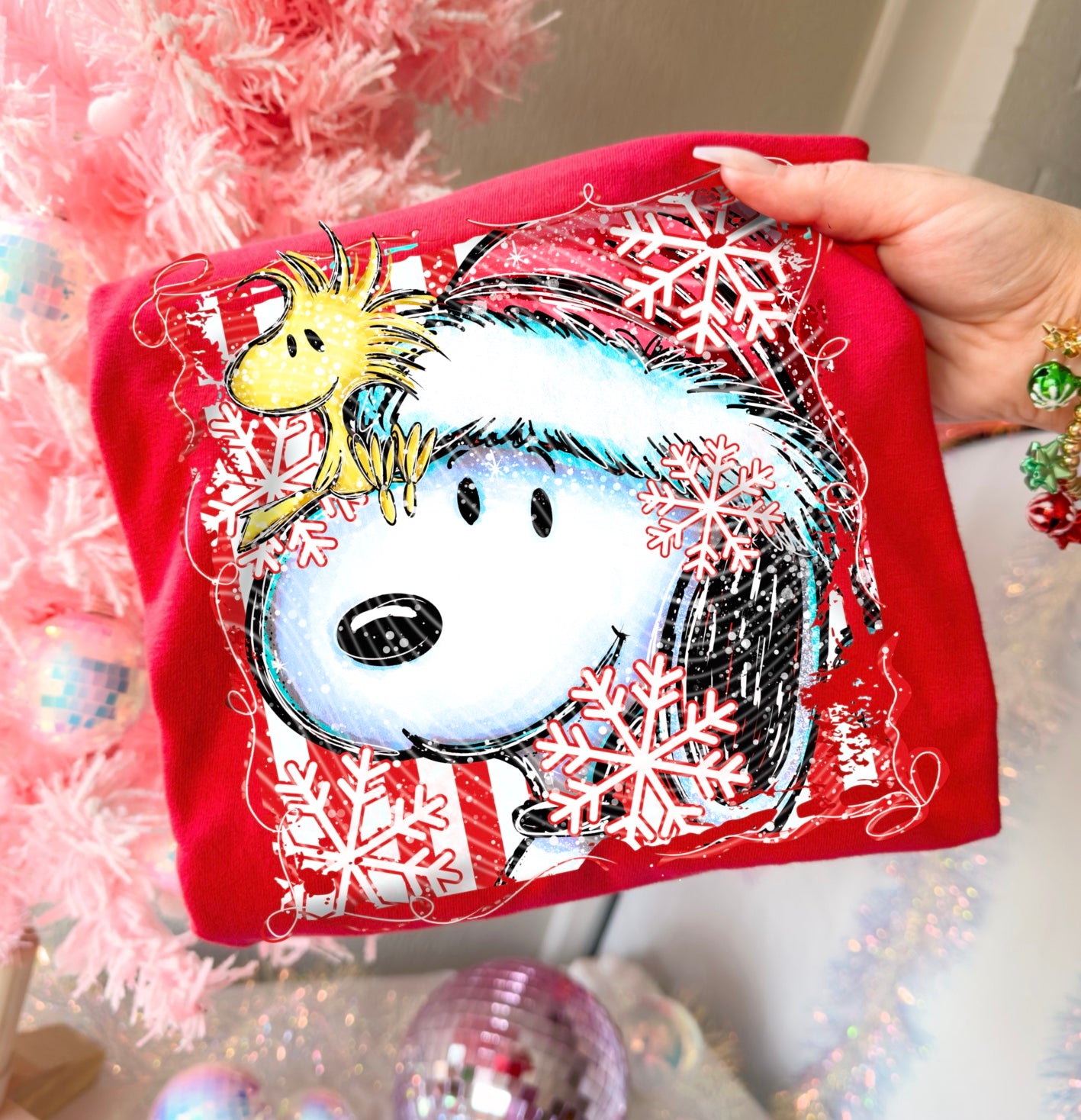 Christmas Snoopy DTF Print