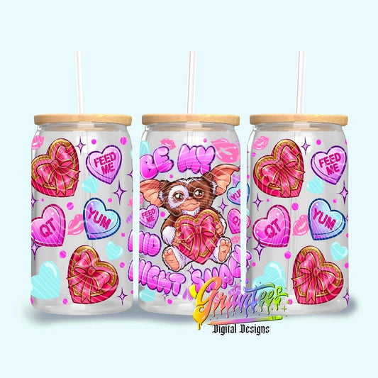 Be My Midnight Snack 16 oz Glass Wraps