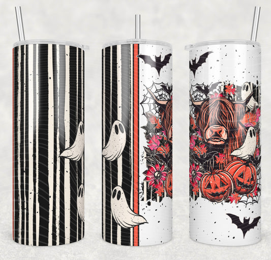 Spooky Cow Tumbler Wrap