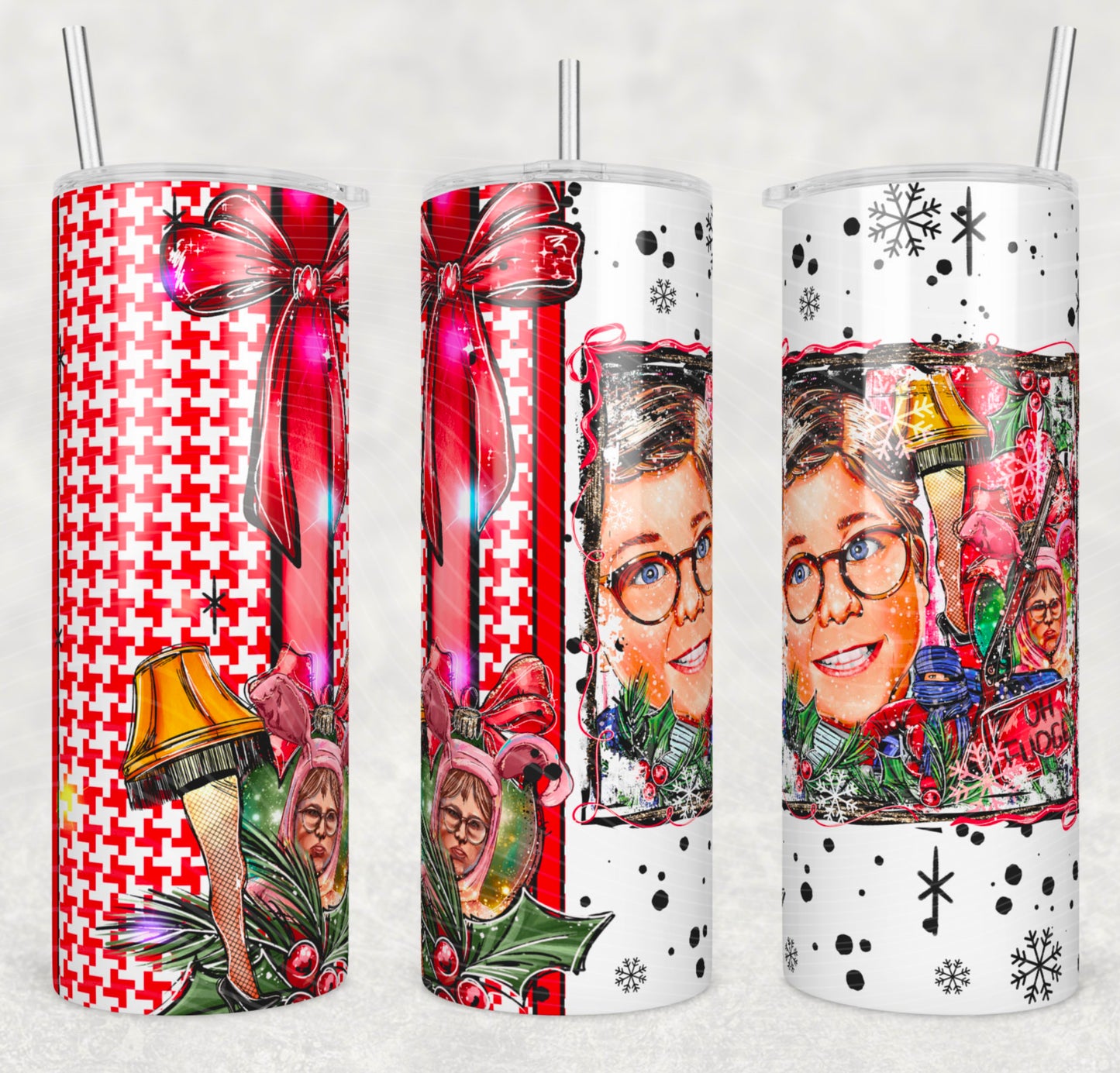 Christmas Story Selfie Tumbler Wrap