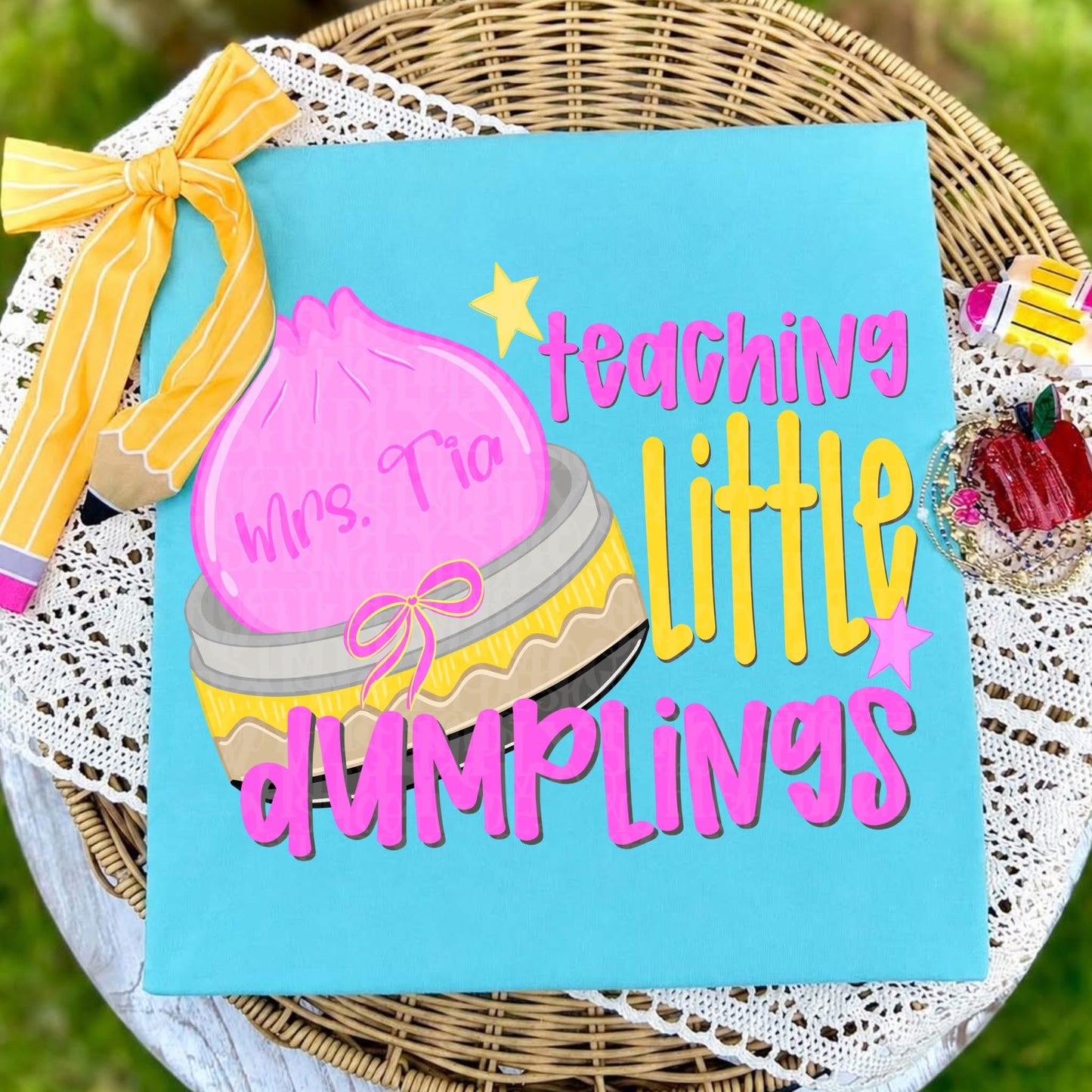 Teaching Little Dumplings (Customizable) DTF Print