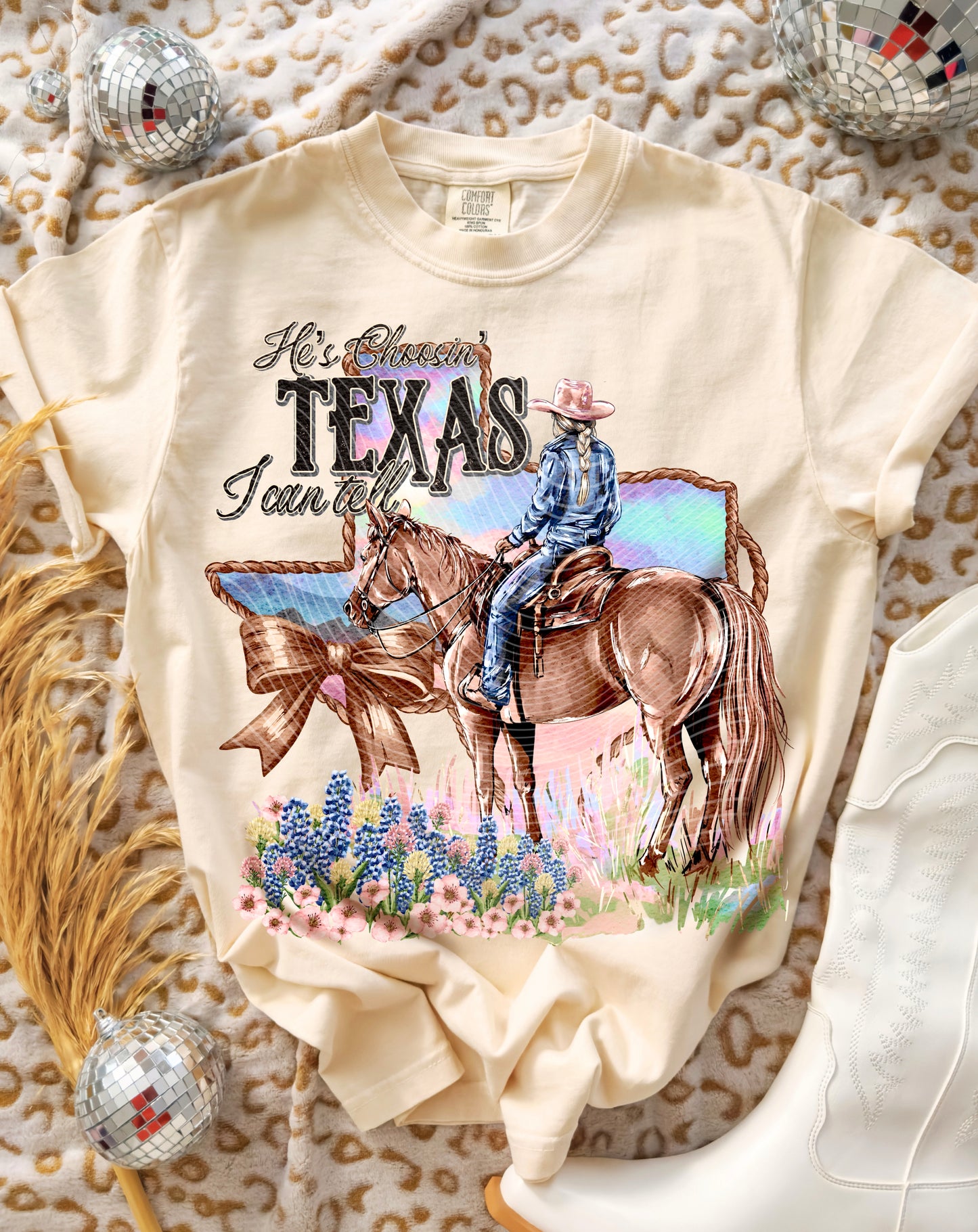 He’s Choosin’ Texas DTF Print