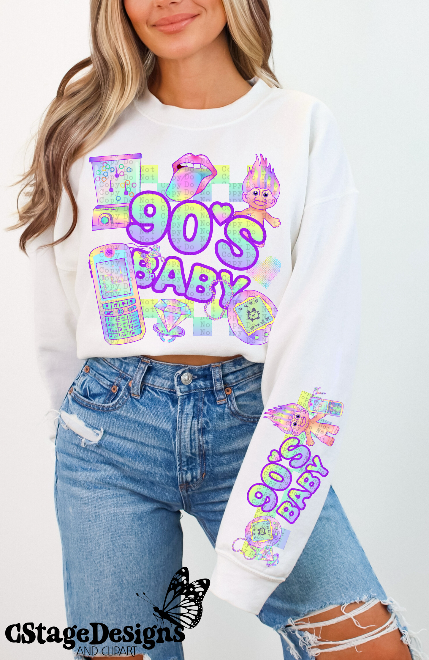 90’s Baby DTF Print