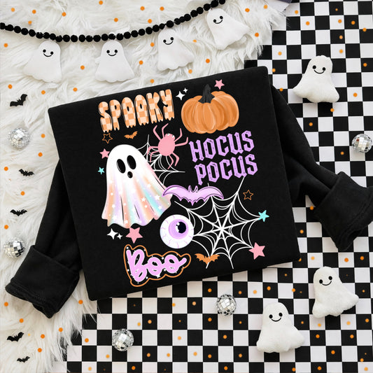 Spooky Hocus Pocus Boo DTF Print