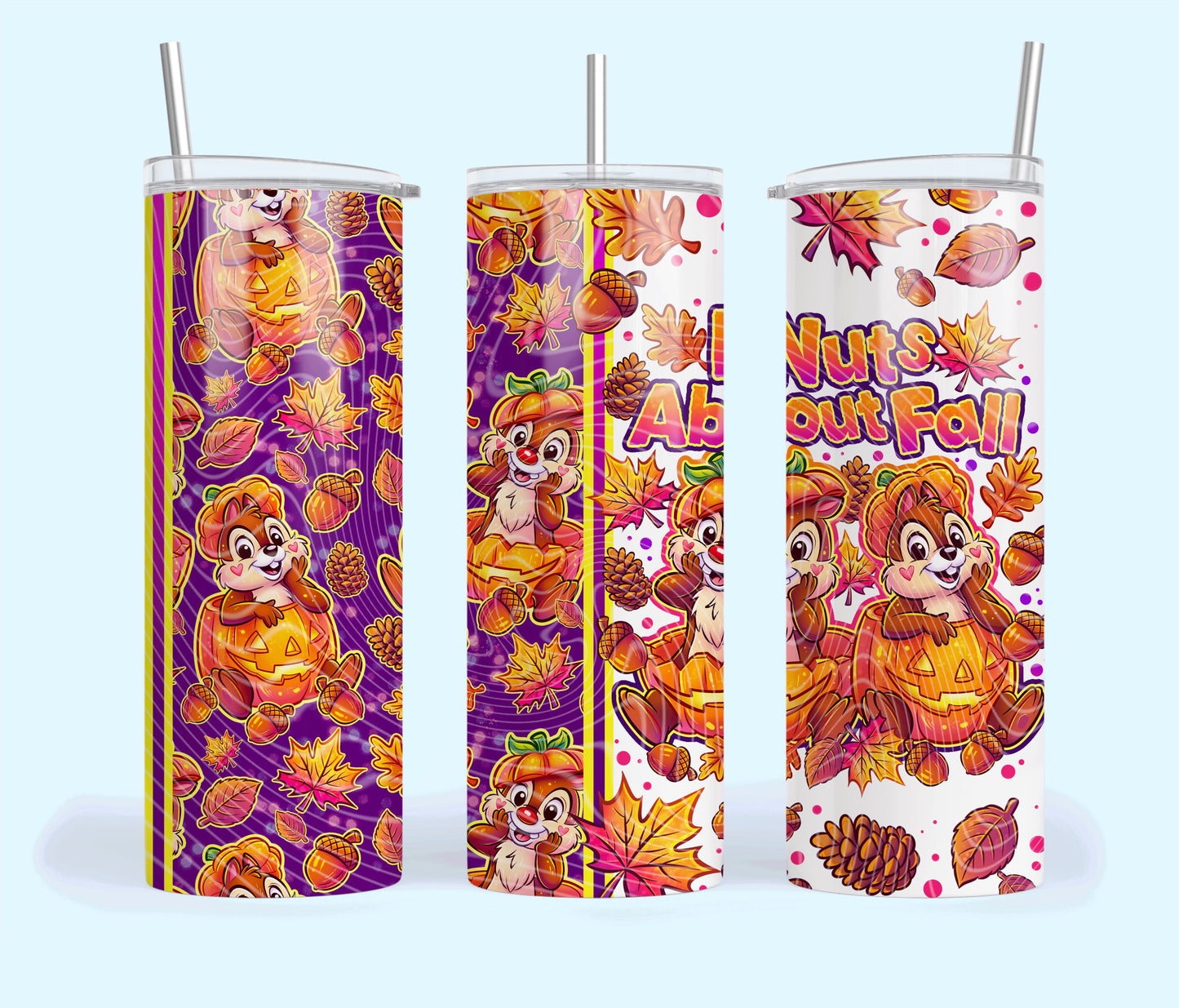 Nuts About Fall Tumbler Wrap