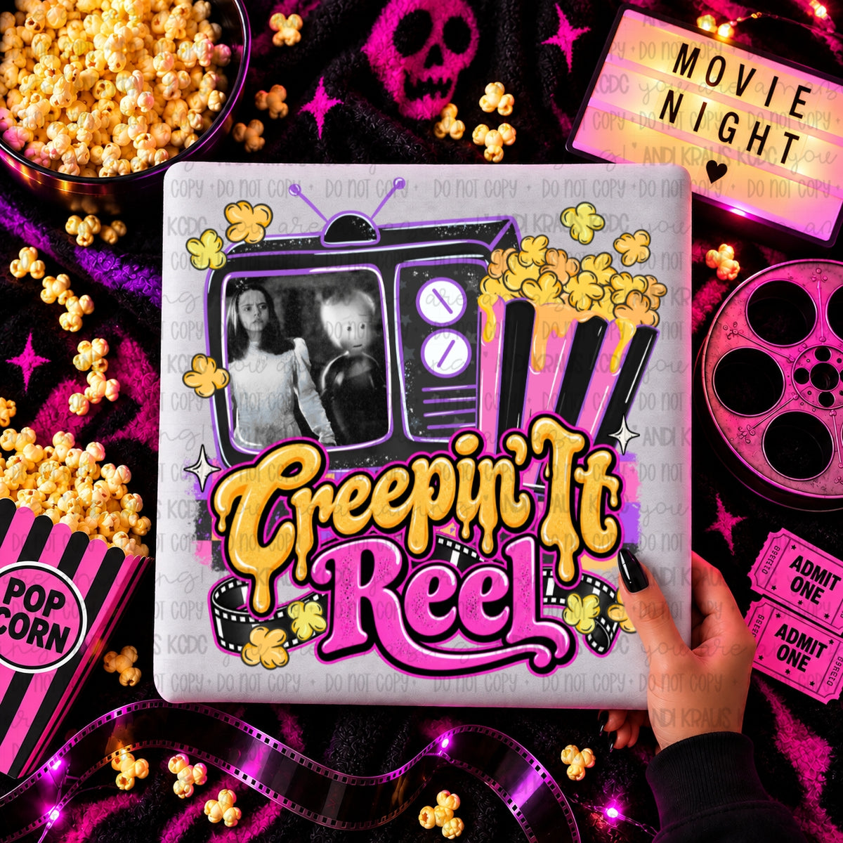 Creepin’ It Reel DTF Print