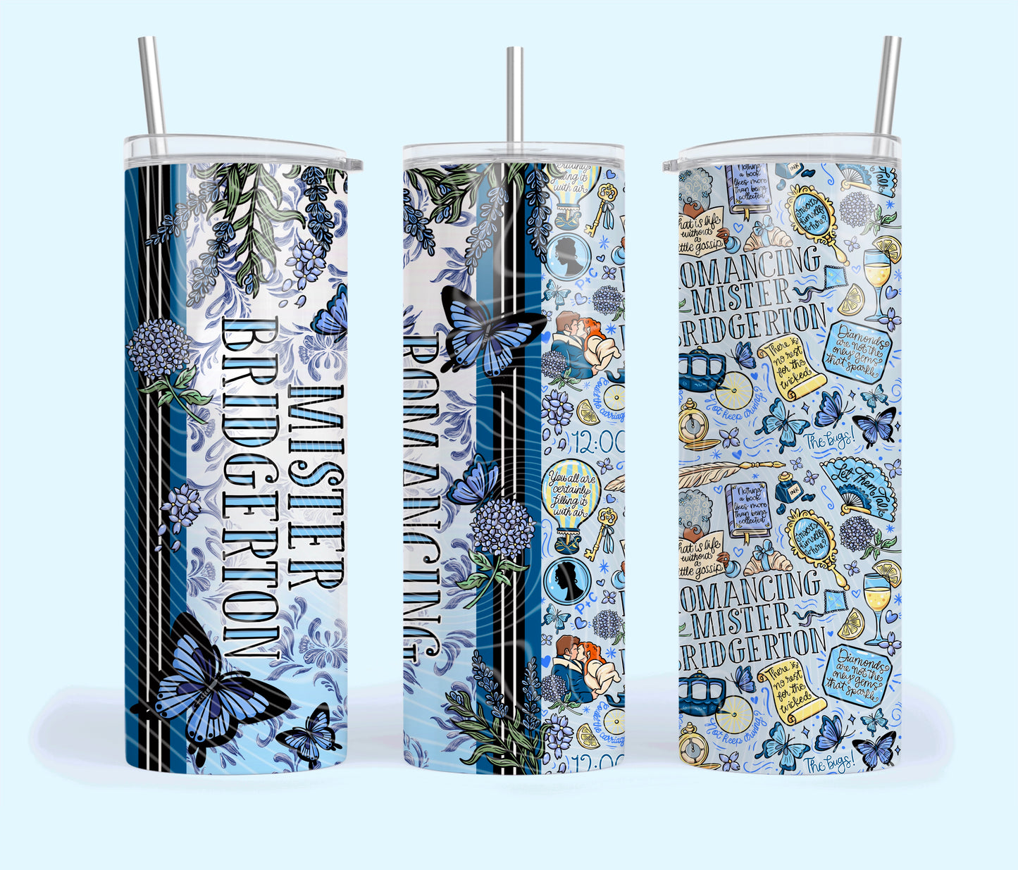 Romancing Mr Bridgerton Tumbler Wrap