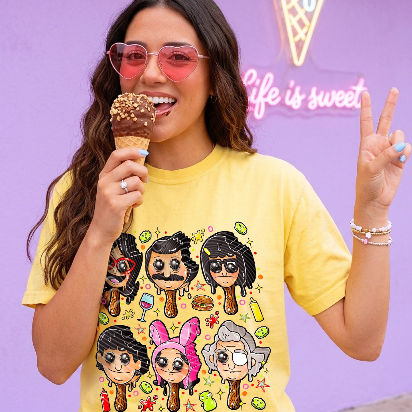 Bob’s Burger Ice Cream DTF Print