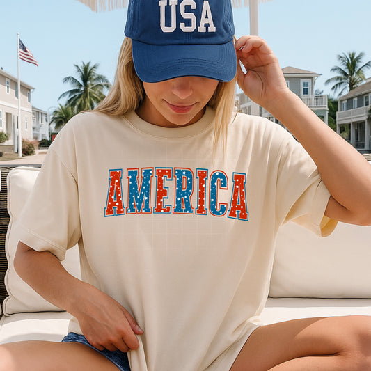 America Stars DTF Print