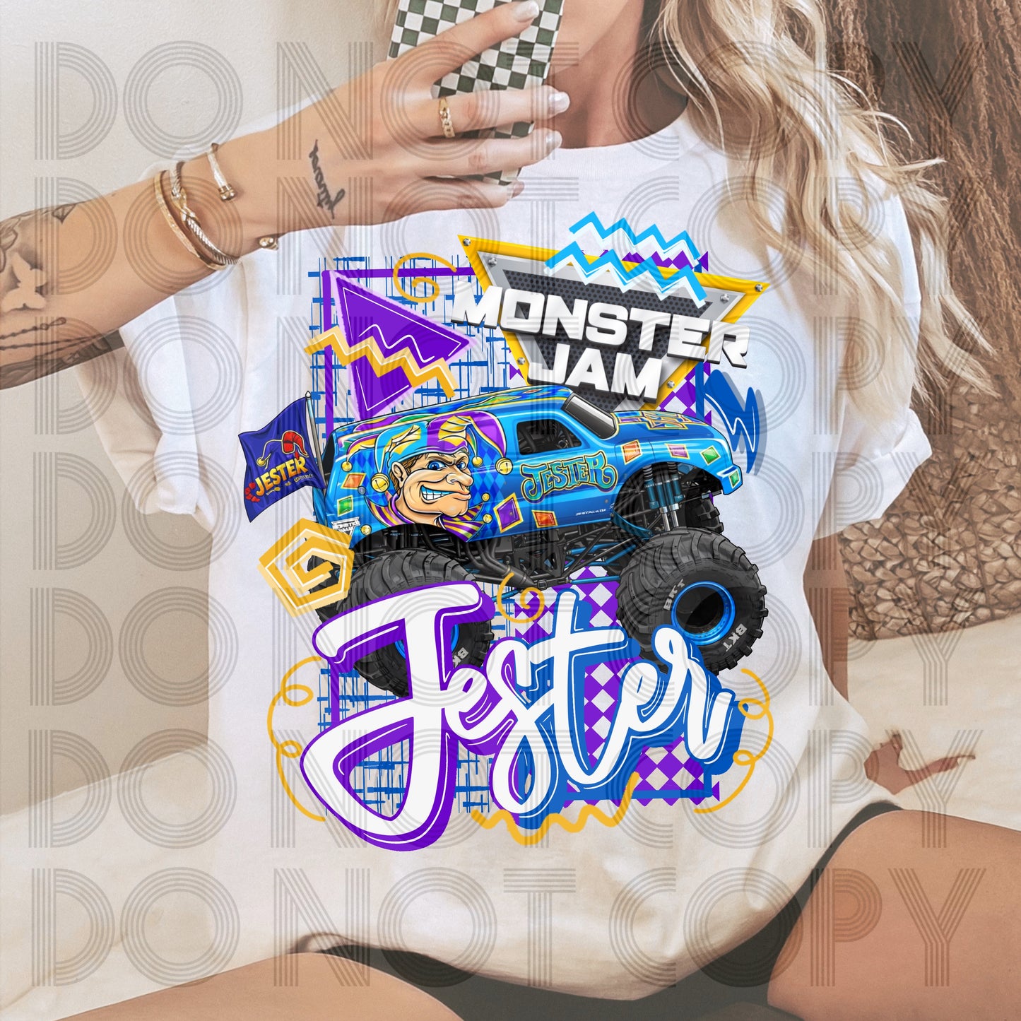 Retro Style MJ Jester DTF Prints