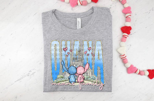 Ohana Valentine DTF Prints