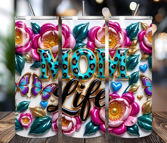 Mom Life Tumbler Wrap