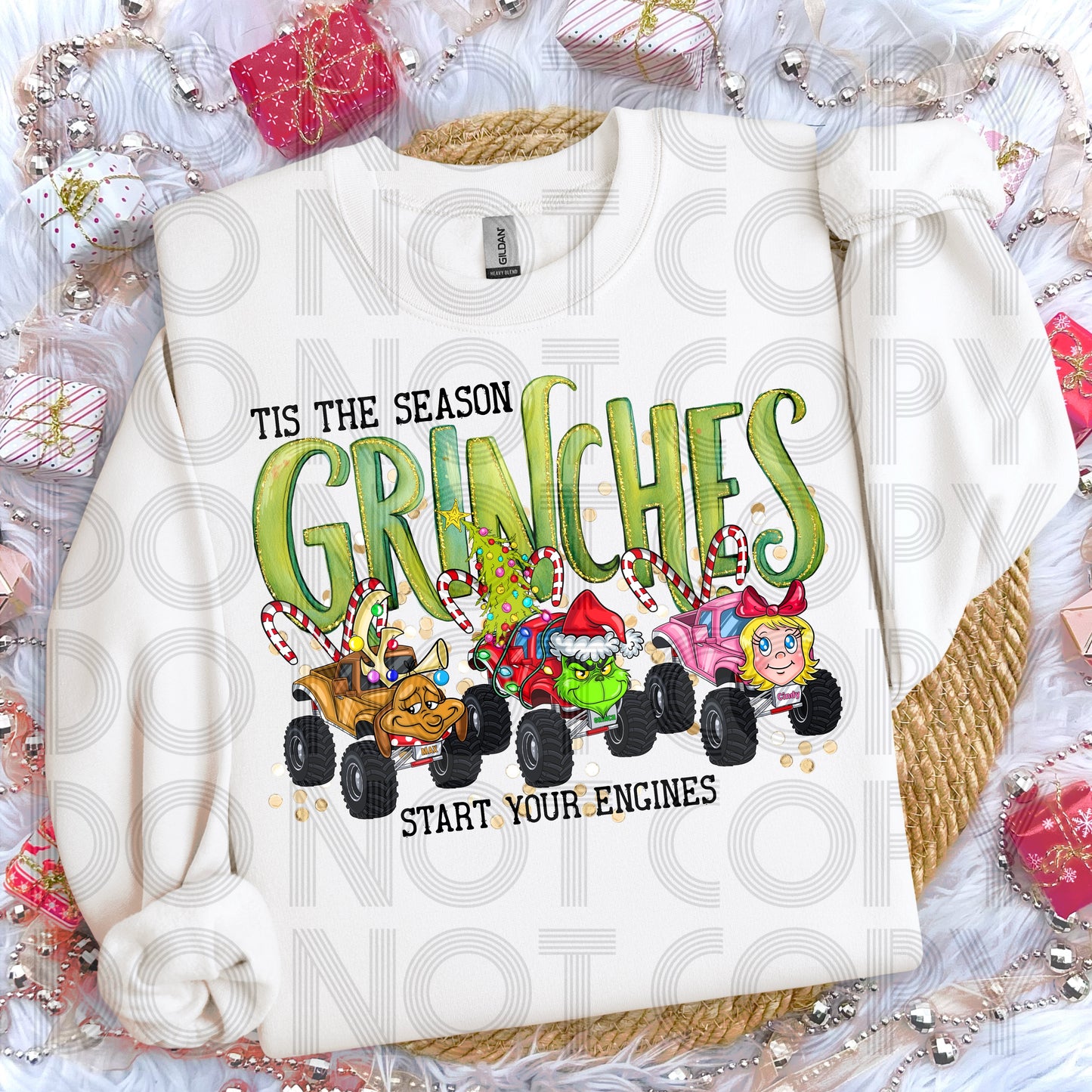 Tis The Season Grinches DTF Print