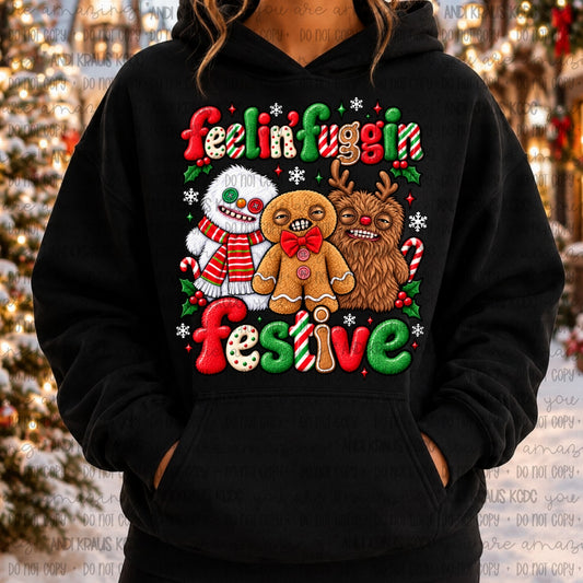 Feelin’ Fuggin Festive DTF Print