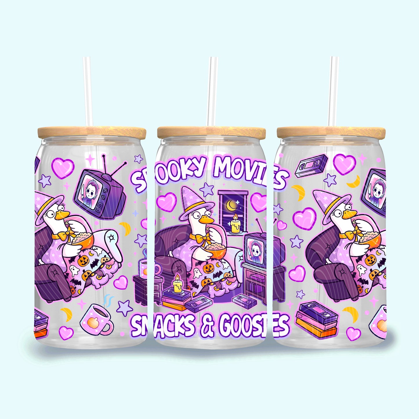Scary Goose 16 oz Glass Wrap