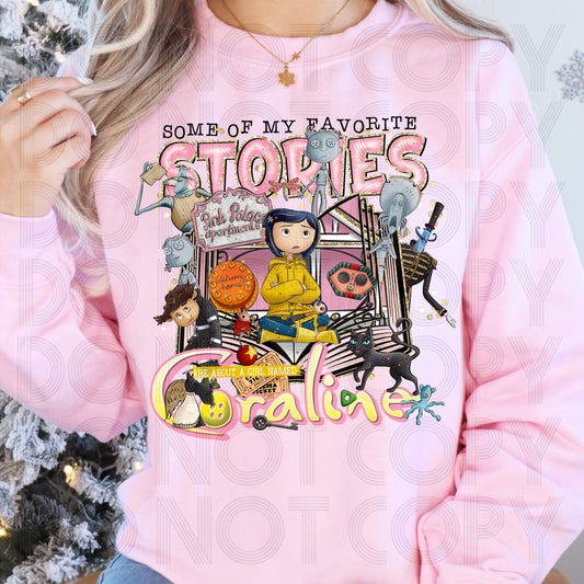 Favorite Stories Coraline DTF Prints