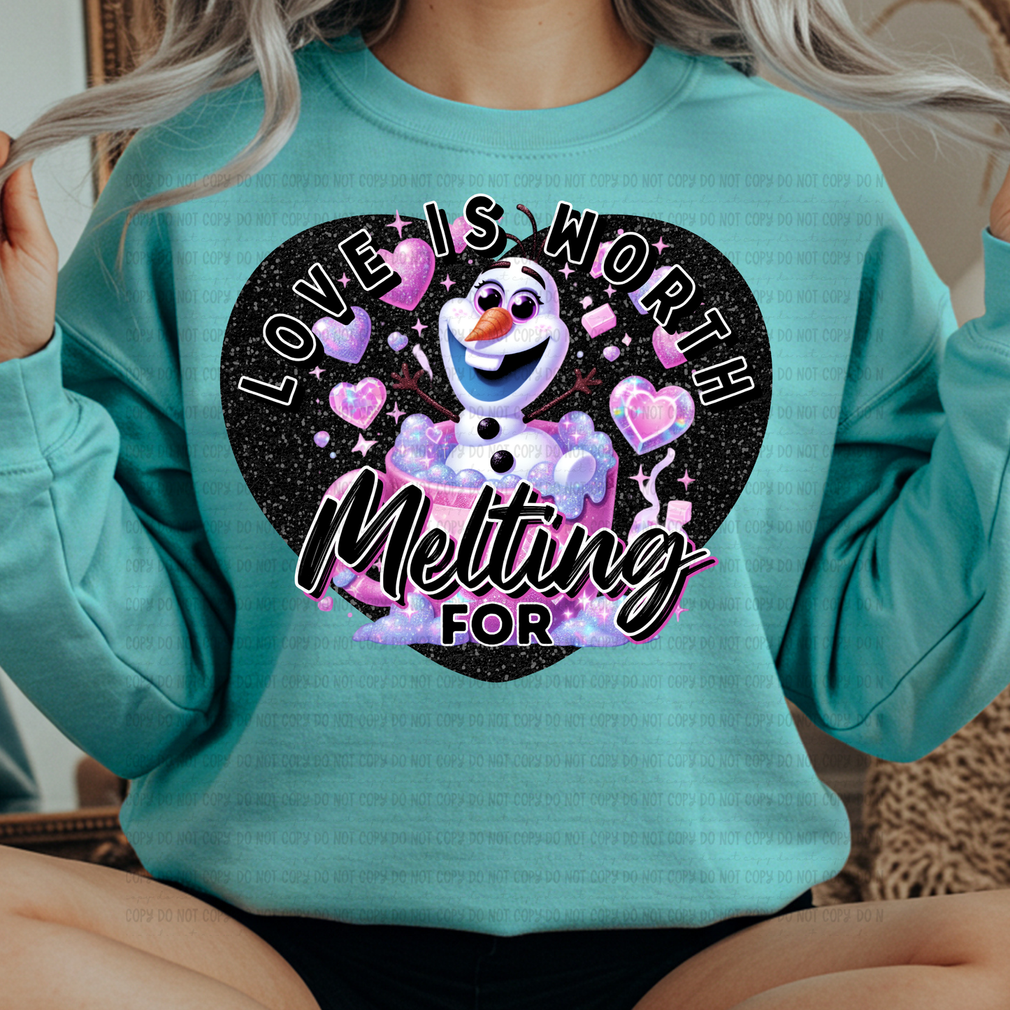 Love Is Worth Melting For DTF Print