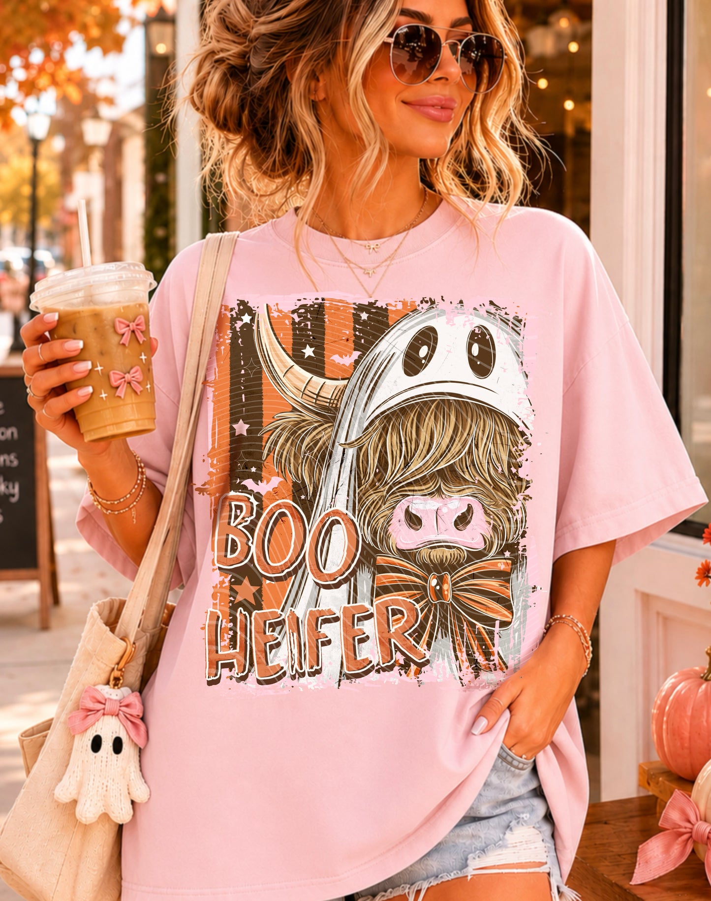 Boo Heifer DTF Print