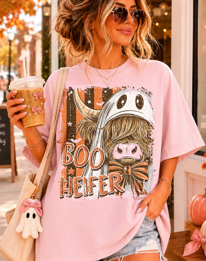Boo Heifer DTF Print
