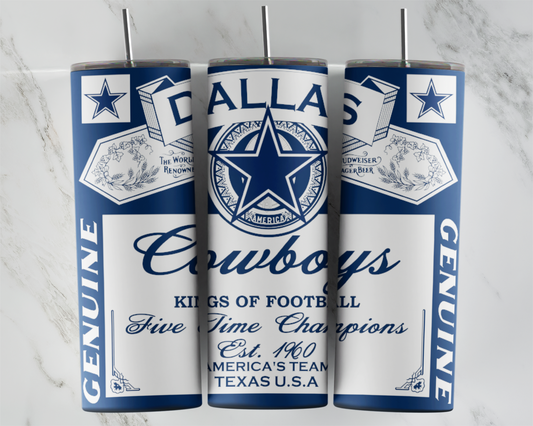 Cowboys Beer Drink Style Football Sports