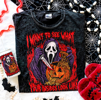 GhostFace I Want To See The Insides DTF Print