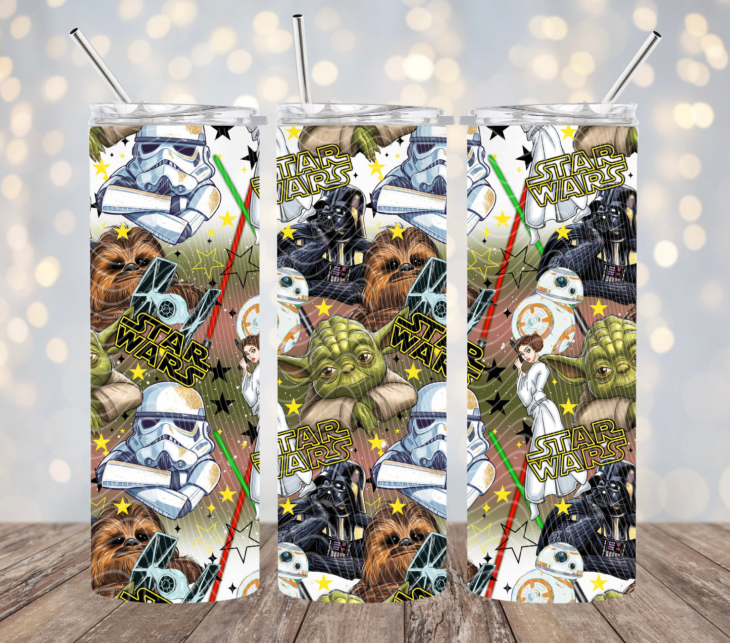Polaroid Star Fighters Tumbler Wrap