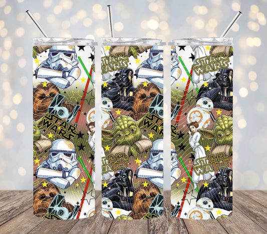 Polaroid Star Fighters Tumbler Wrap