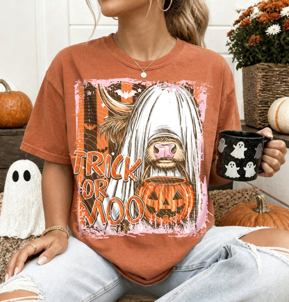 Trick Or Moo DTF Print