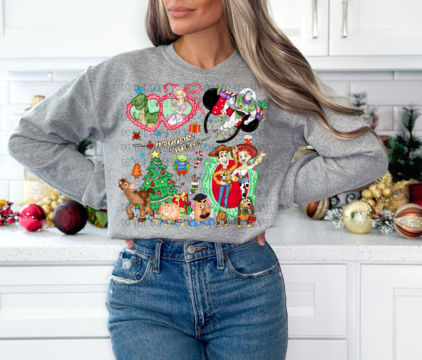 Christmas Joyful Vibes (Toy Friends) DTF Print