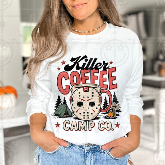 Killer Coffee Camp Co. DTF Print