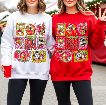 Happy Holidays (Double Sleeve) DTF Prints
