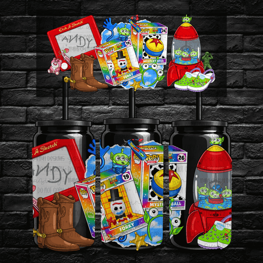 Collector Box Forky 16 oz Glass Wrap