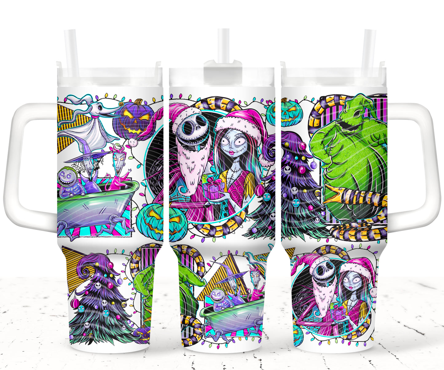 Christmas Nightmare 40 oz Tumbler Prints