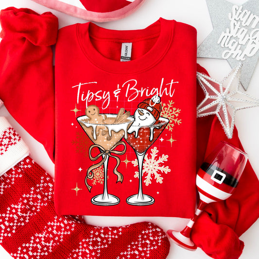 Tipsy & Bright Martinis DTF Prints