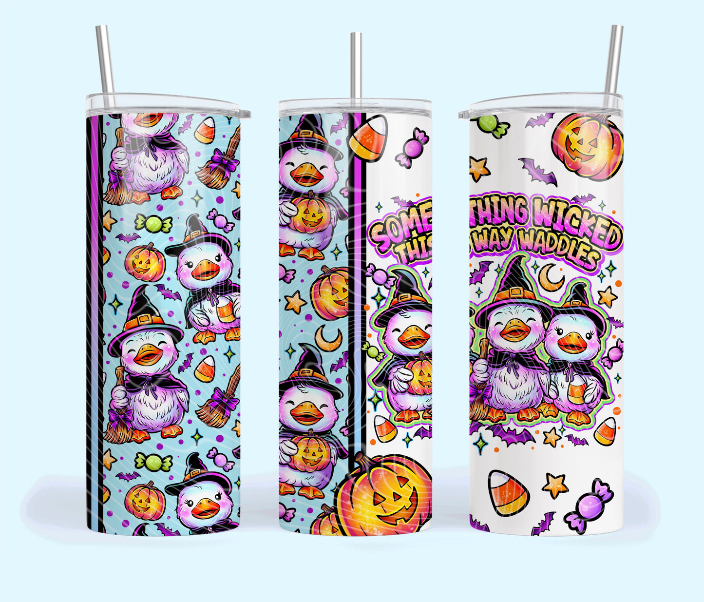 Something This Way Waddles Tumbler Wrap