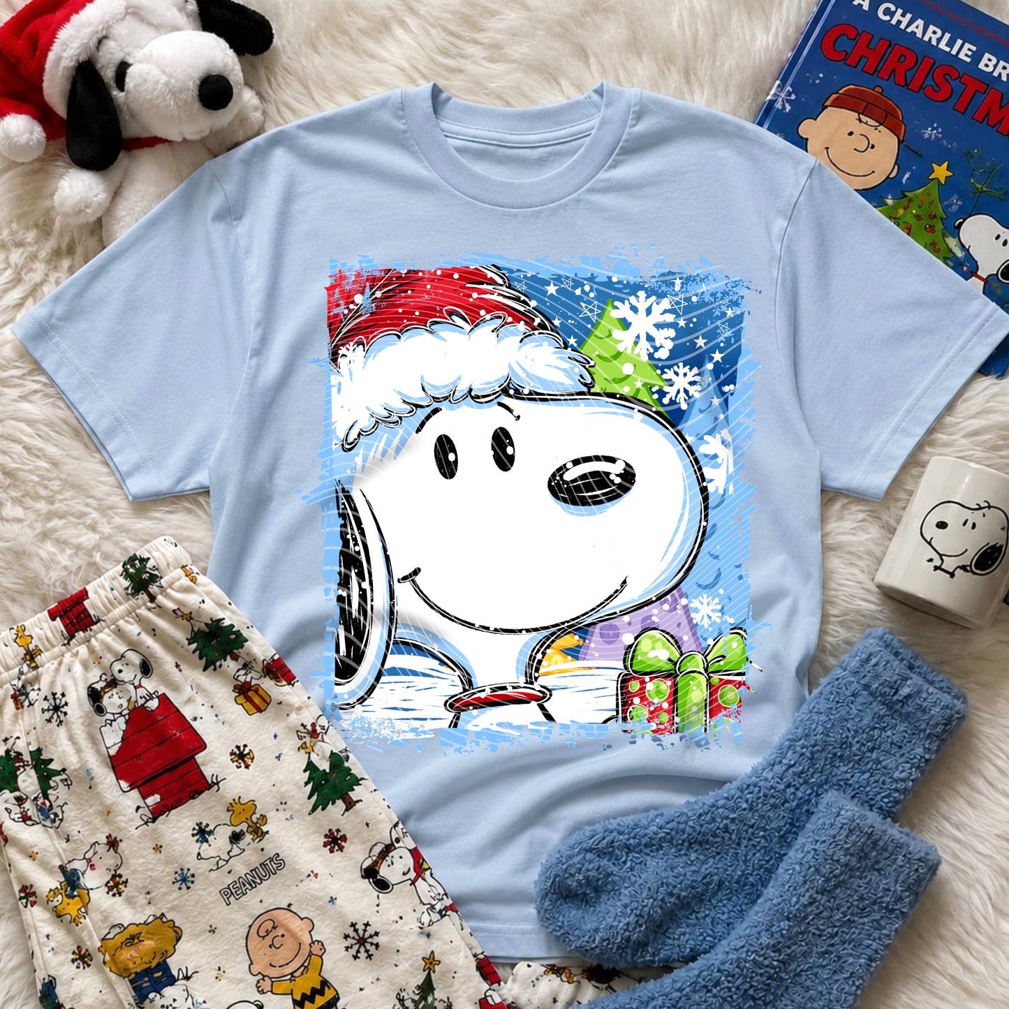 Christmas Snoopy DTF Print
