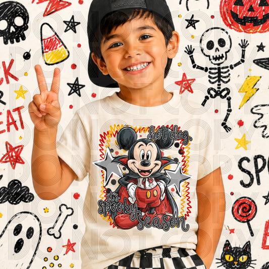Hot Dog It’s Spooky Season DTF Print