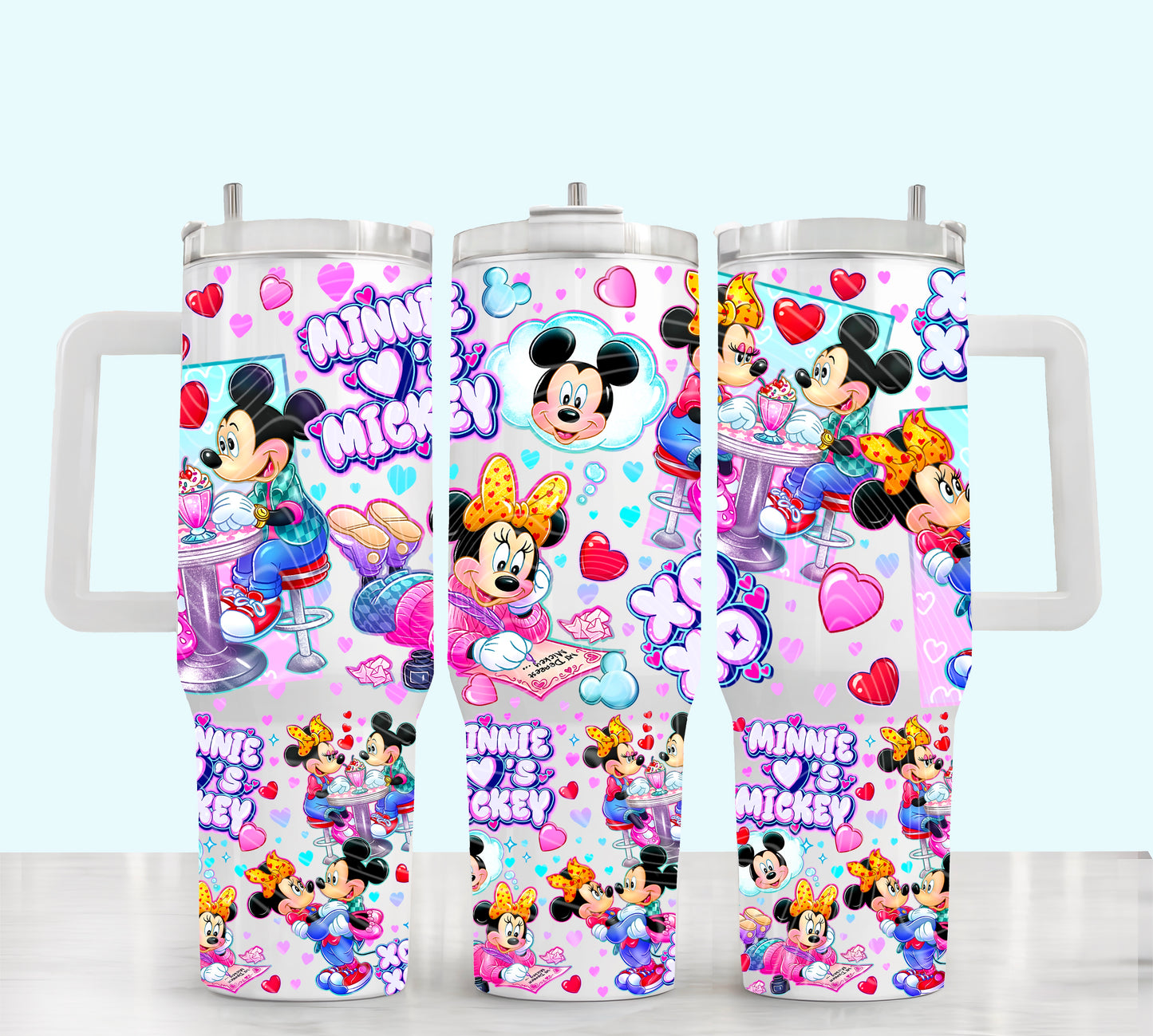 XOXO M Loves M 40 oz Tumbler Print