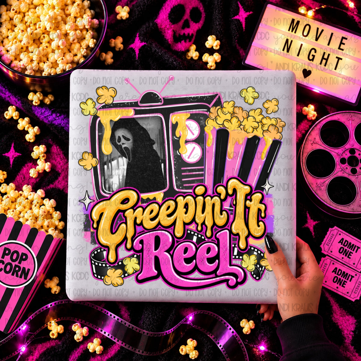 Creepin’ It Reel DTF Print