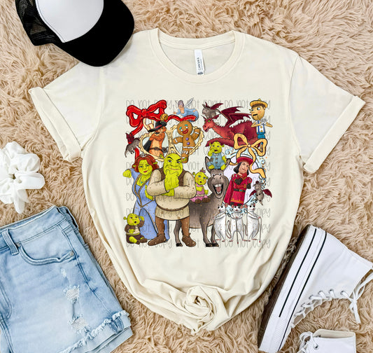 Fiona & Shrek Locket DTF Print