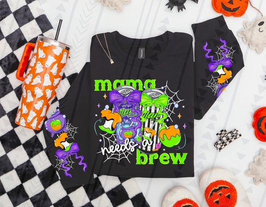 Mama Needs A Brew DTF Prints