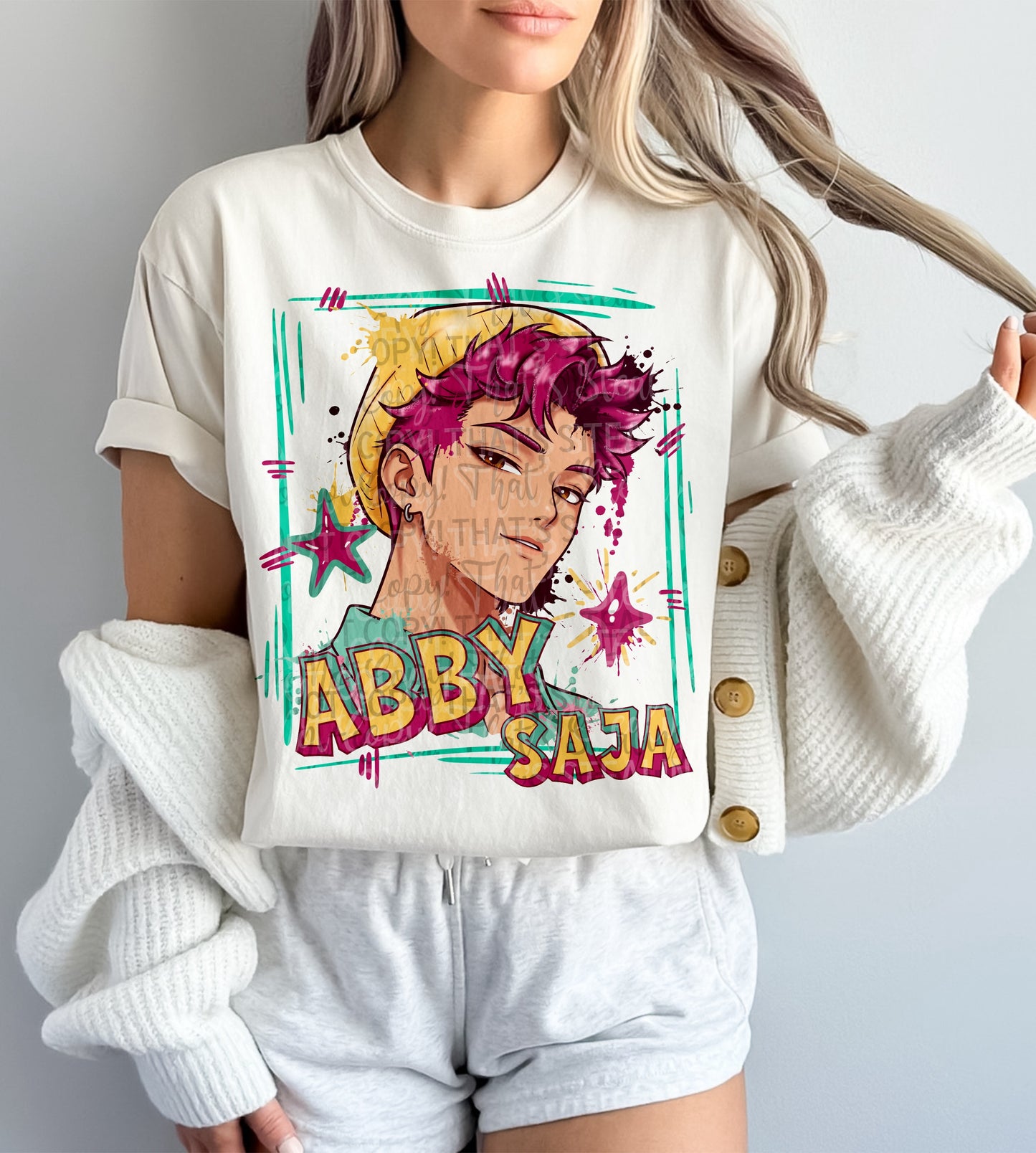 Saja Abby DTF Print