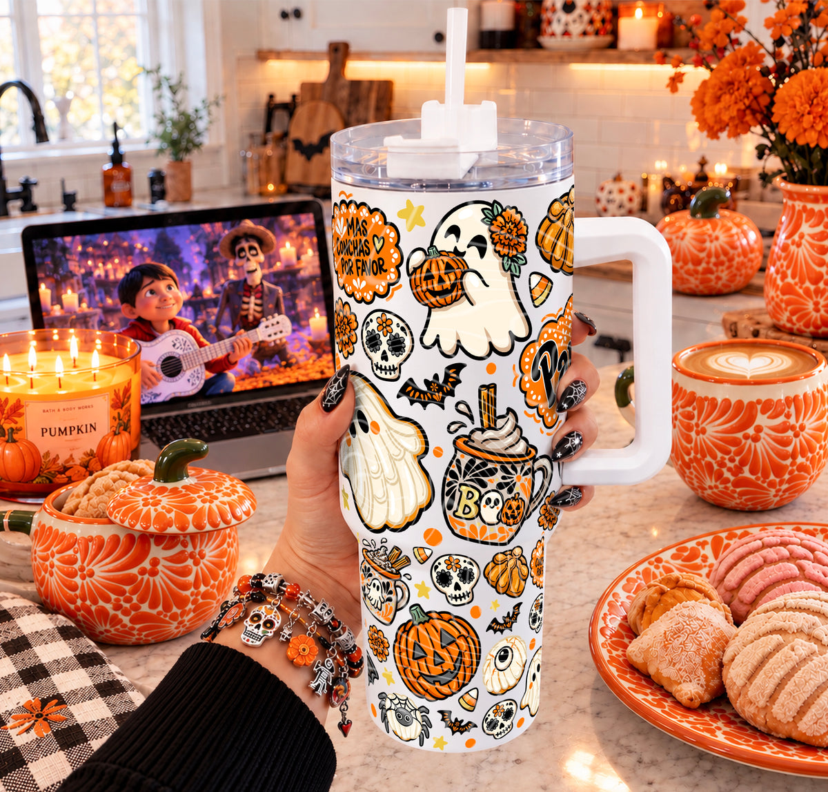 Pan-tasmas Doodle 40 oz Tumbler Prints