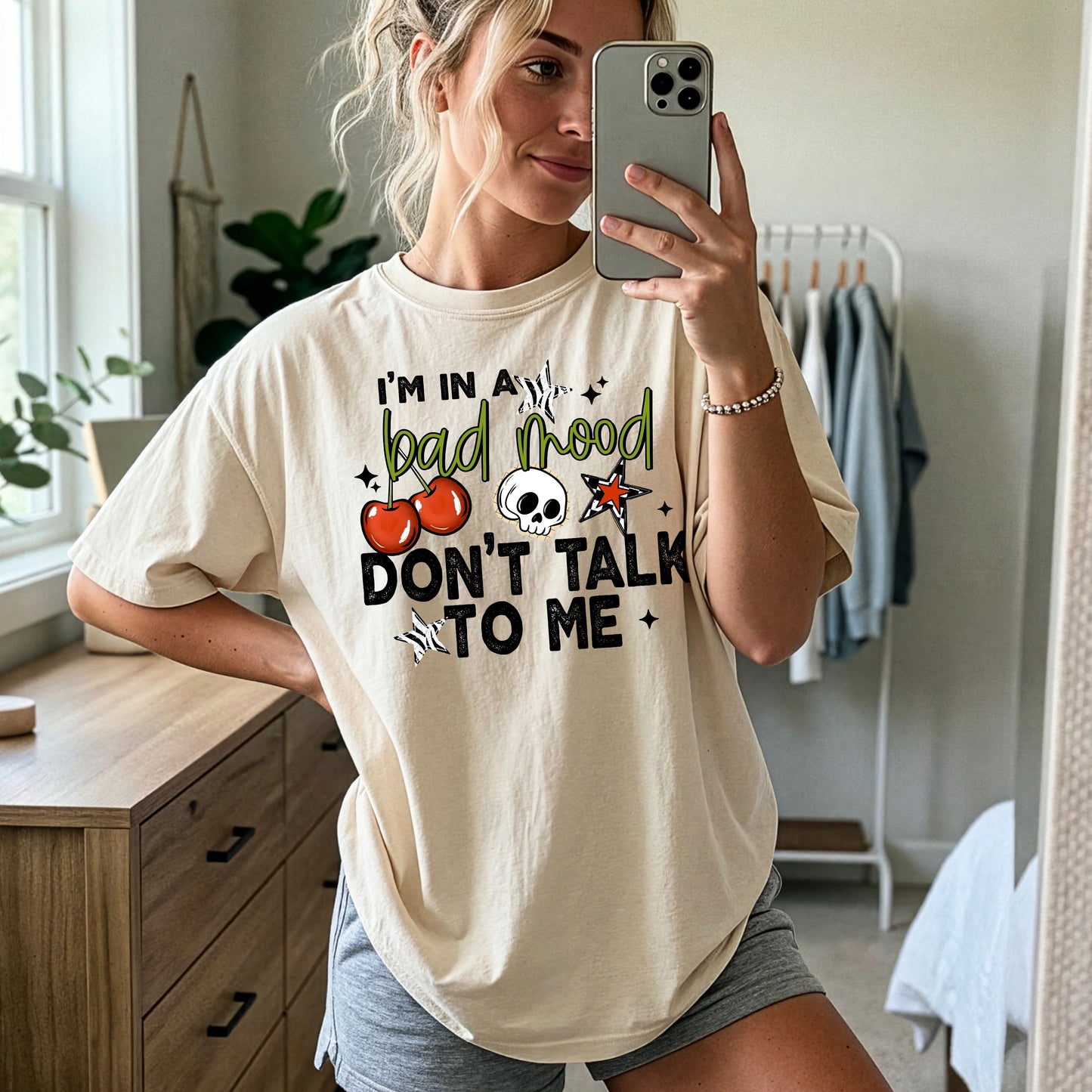 In A Bad Mood DTF Print