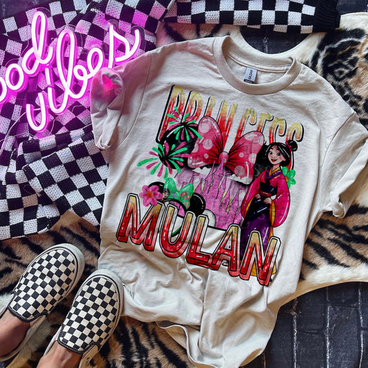 Princess Mulan DTF Prints