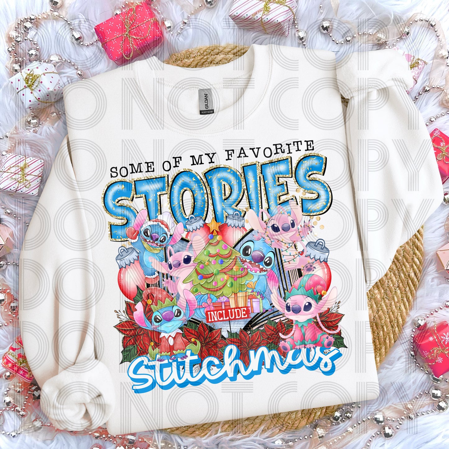 Favorite Stories Include Stitchmas DTF Prints